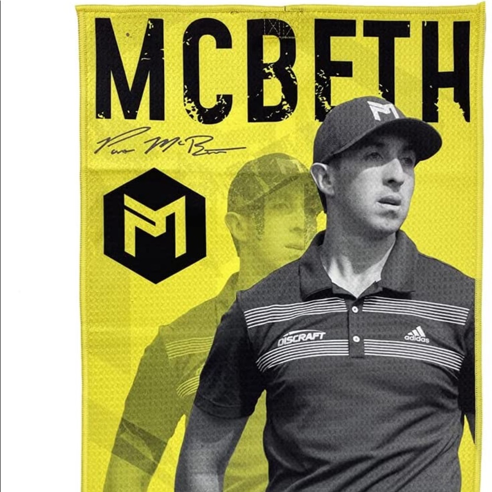 Discraft Paul McBeth disc golf towel